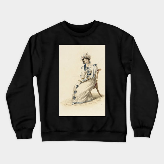 Fashion Plate for Morning Dress, 18th century Crewneck Sweatshirt by Donkeh23